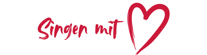 Home singen mit herz rot
